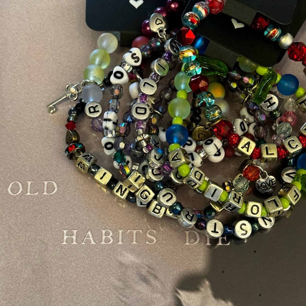 Taylor Swift inspired Beaded Bracelets
